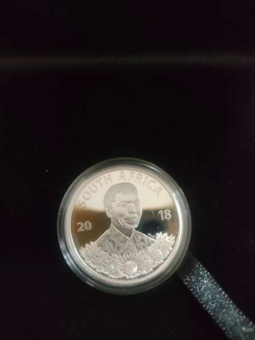 2018 Life of a legend - Nelson Mandela R1 925 Silver Coin