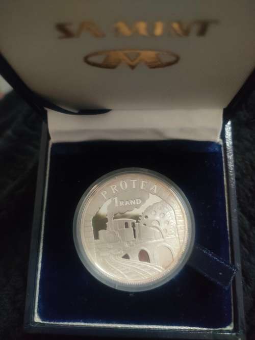 1995 Protea Silver R1 Coin
