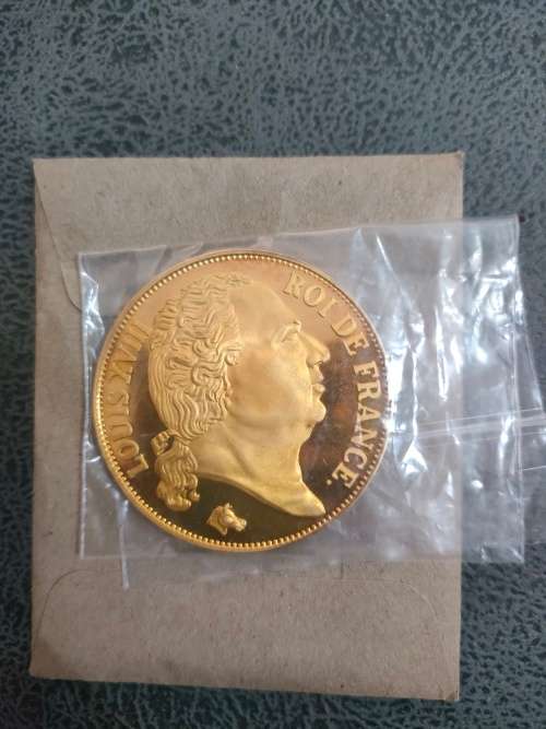 Louis XV111 Sterling Silver coin. 20 Francs and dated 1817ances