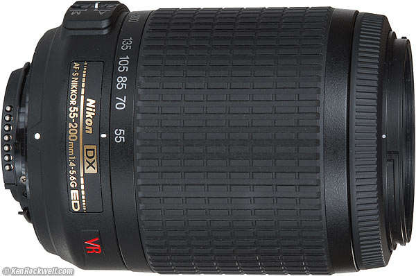 Nikon Nikkor 55-200mm VR Lens Basically Brand New with Kenko UV Filter