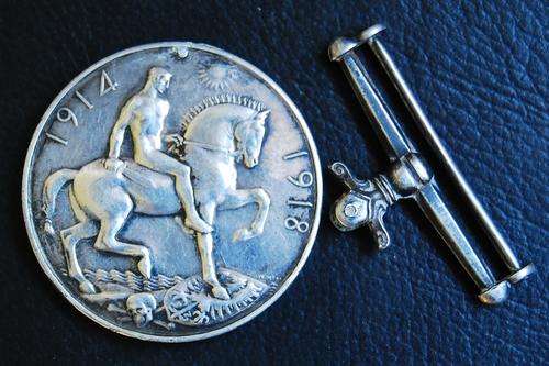 1914 - 1918 WW1 - Awarded to S/Nurse N.D.H Campbell - NO RIBBON