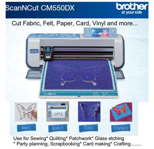 Brother ScanNCut CM550DX scanning and cutting machine