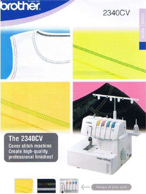 Brother 2340CV COVERSTITCH machine