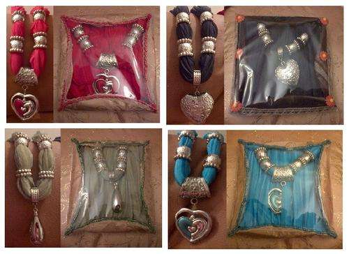 Stunning Pendant Scarf in a lovely gift box. Choose your colour.