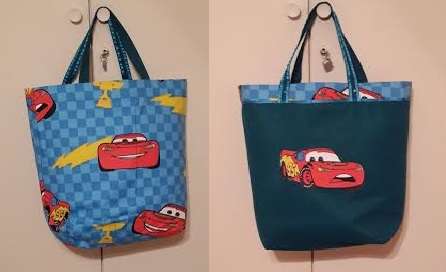 Cartoon Tote Bag "CARS" Comes with Freebies!! REDUCED SHIPPING!!