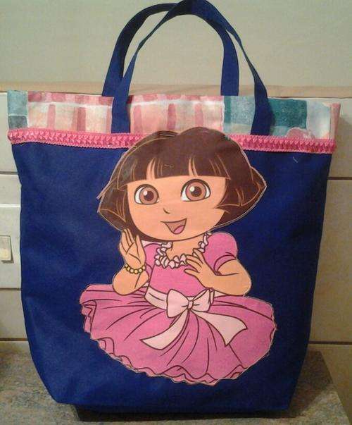 Cartoon Tote Bag. "DORA" Free gift included!!!