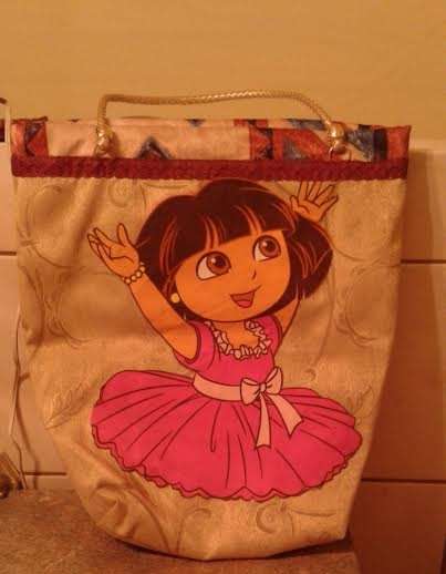 CARTOON Themed Tote Bag - "DORA"