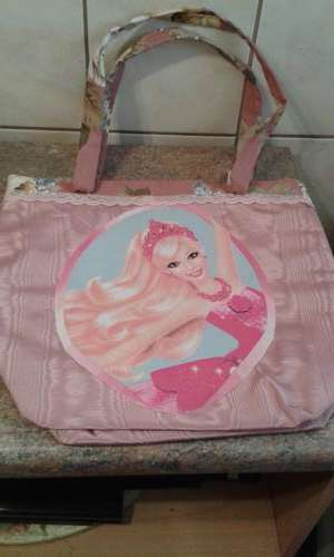 CARTOON Themed Tote Bag - "BARBIE"