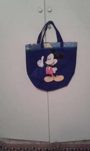 CUTE CARTOON THEMED TOTE BAG - MICKEY MOUSE. Get a free key ring with purchase