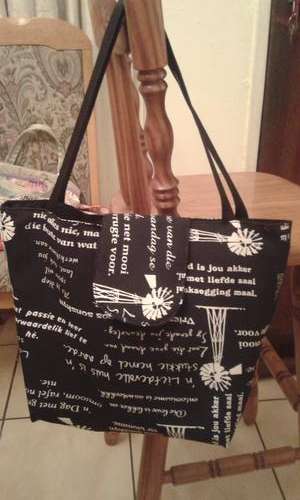 STUNNING TOTE BAG. FULLY LINED. One of a kind.