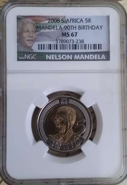 LIMITED EDITION 90th Birthday Mandel R5 Coin