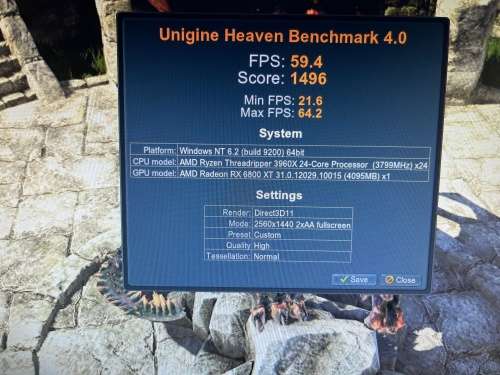 Computer Graphics Card AMD Radeon 6800 XT 16 GB