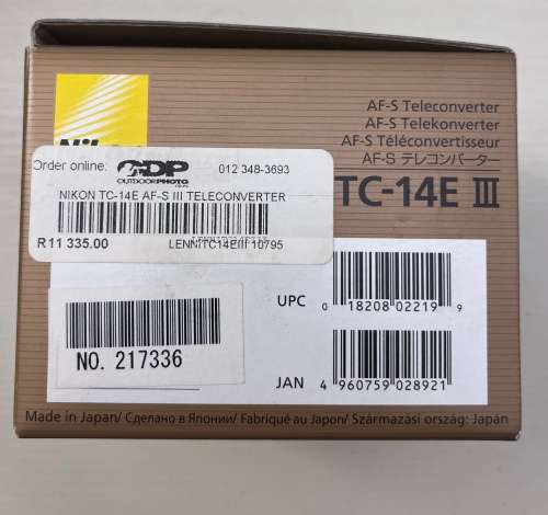 Nikon Teleconverter TC -14 E III