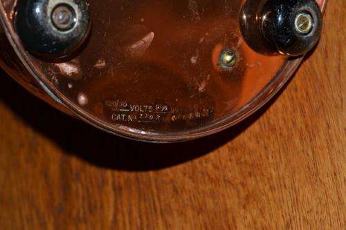 Copper Kettle. No power chord and has a few dents.