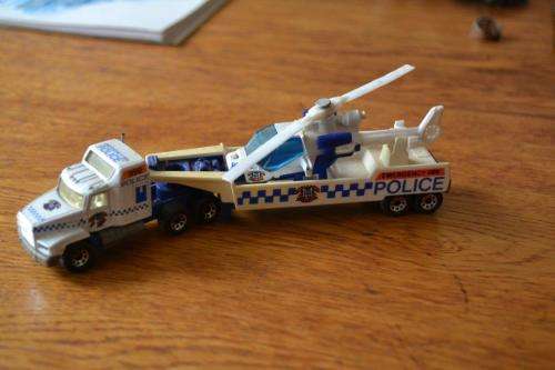 Matchbox Truck and Hellicopter.