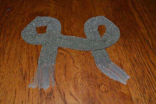 Stunning Sterling Silver woven chain neck piece.