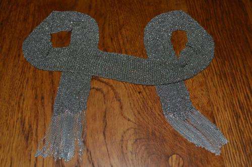 Stunning Sterling Silver woven chain neck piece.