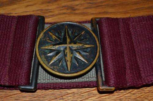 Recce Stable Belt Post 1994 with Maroon belt. Number 1518. Special Forces.