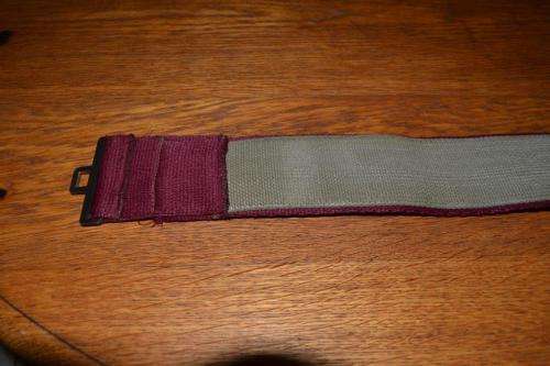 Recce Stable Belt Post 1994 with Maroon belt. Number 1518. Special Forces.