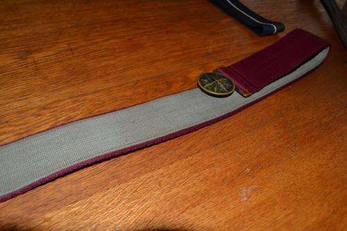 Recce Stable Belt Post 1994 with Maroon belt. Number 1518. Special Forces.