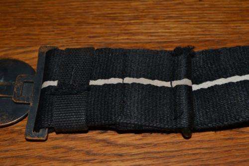 Recce Stable Belt Pre 1994 with black and White belt. Number 1127. Special Forces.