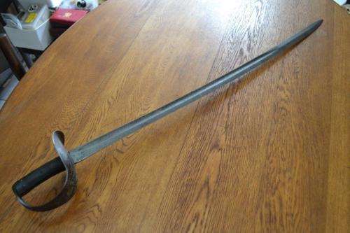 Pattern 1899 Cavalry Troopers Sword. Missing the scabbard.