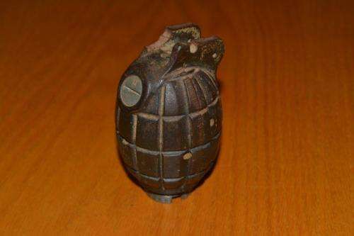 Mills No 36 grenade. Decomissioned.
