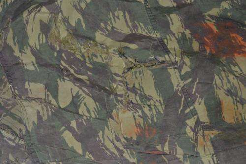 South African Bush War camo jacket Portuguese m1963 "vertical lizard" pattern camouflage. ANC
