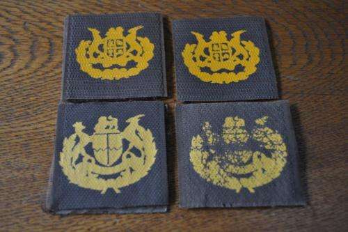 3 SADF Warrant Officer 1 Rank badges. Bid per badge