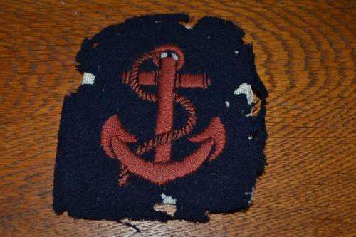 South Africa Navy winter dress badge for a Leading Seaman.