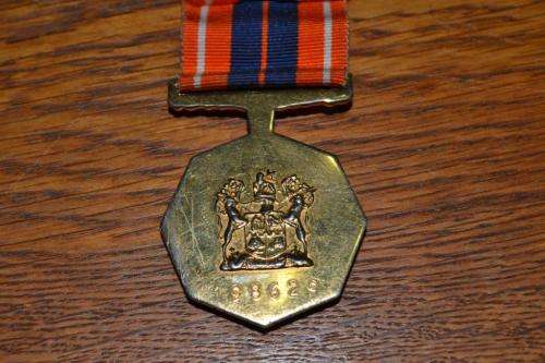 SADF Pro Patria Medal. Full size Fixed Suspender.