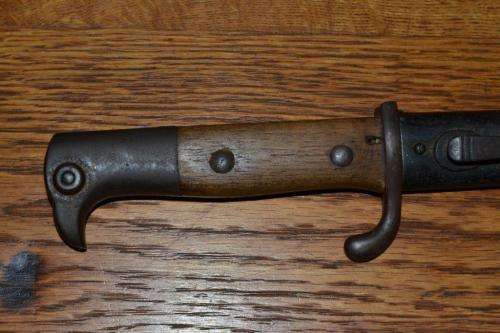 German KS98 Sawback Bayonet with Scabbard.