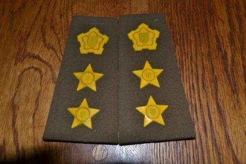 SADF Pair of Colonel's Rank Epaulets.