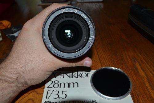 Nikon PC-Nikkor 28mm 1:3.5 Perspective Control Lens.
