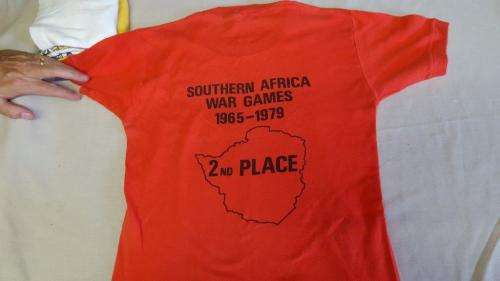 Rhodesian Foreign Legion Xenophobia T-shirt. Southern Africa war games 1965-1979 Small. 92 Cm