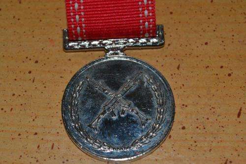 Full Size Ciskei Presidents medal for shooting.