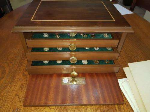 Rhodesian Livingstone Mint Collectors Miniature medal set.