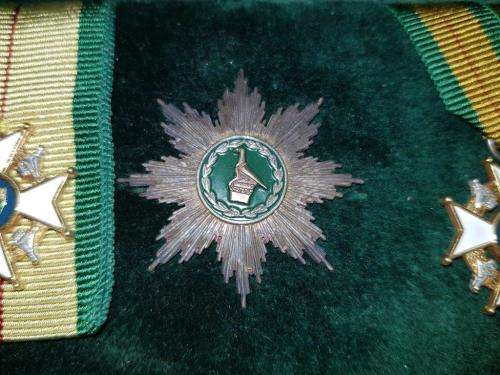 Rhodesian Livingstone Mint Collectors Miniature medal set.