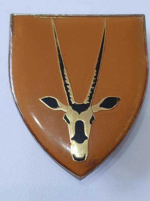 8 South African Infantry 8SAI Shoulder flash. All pins Intact.