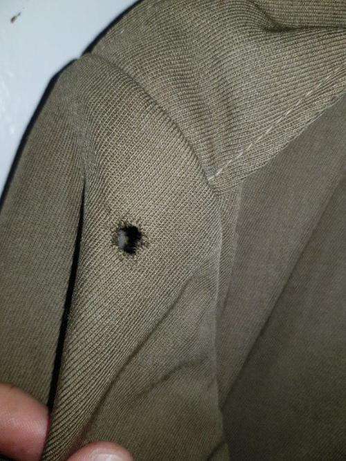 SADF Bunny Jacket and trousers. Two small holes on the shoulders.