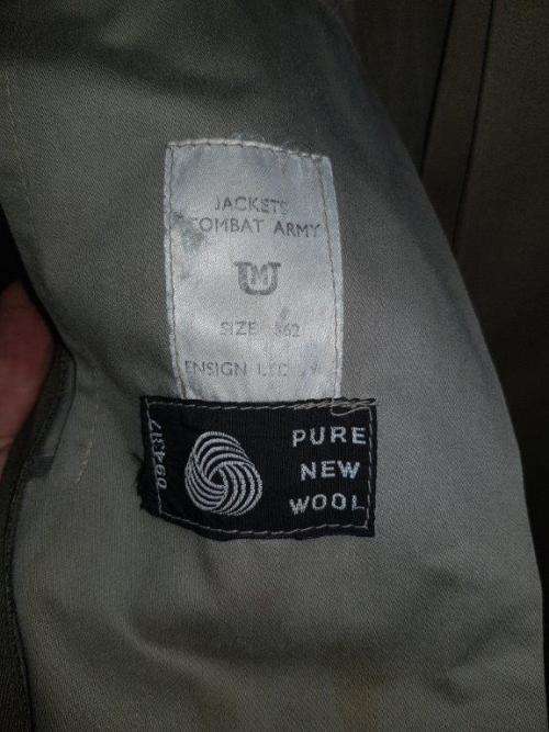SADF Bunny Jacket and trousers. Two small holes on the shoulders.
