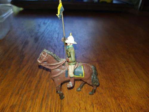 BSAP Lead soldier on horseback.