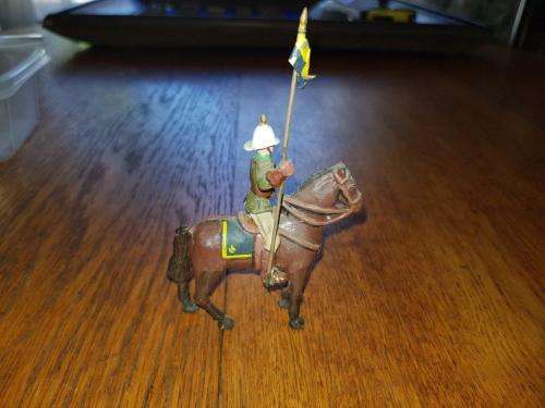BSAP Lead soldier on horseback.