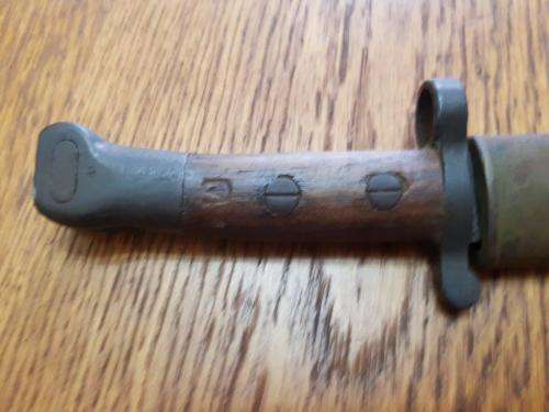 SAS/SAR South African Railways WWII Bayonet as made in the Workshops. Rare.