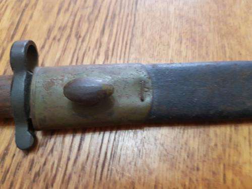 SAS/SAR South African Railways WWII Bayonet as made in the Workshops. Rare.