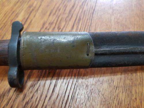 SAS/SAR South African Railways WWII Bayonet as made in the Workshops. Rare.