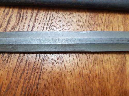 SAS/SAR South African Railways WWII Bayonet as made in the Workshops. Rare.
