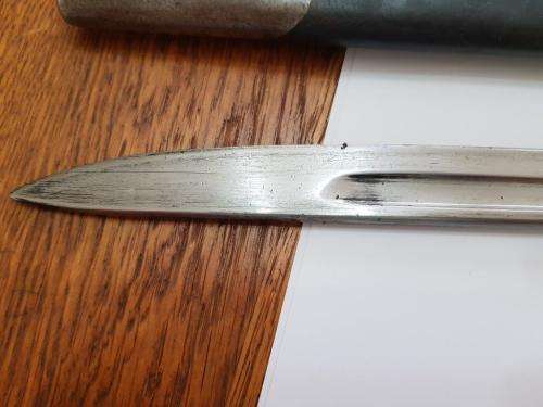 1907 Sanderson Bayonet with Markings for the South African Air Force.