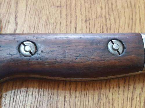 1907 Sanderson Bayonet with Markings for the South African Air Force.