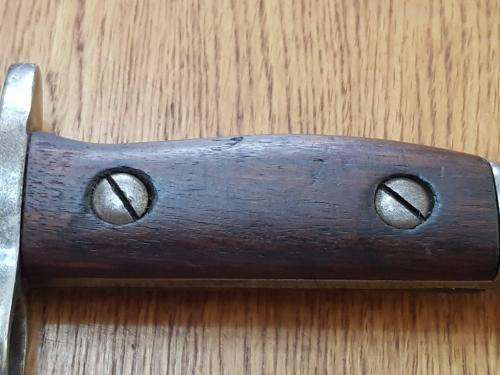 1907 Sanderson Bayonet with Markings for the South African Air Force.